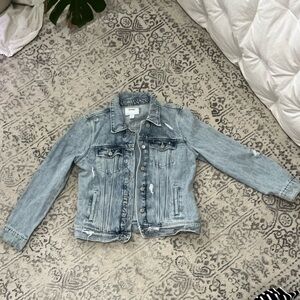 Old Navy distressed Jean jacket
